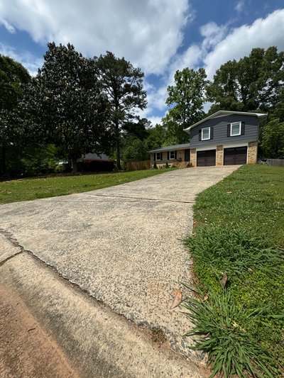 10×30 Driveway in Smyrna, GA near 3401 Mallard Glen Dr SW 2