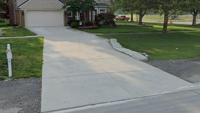 Large 15×40 Driveway in Canton, Michigan
