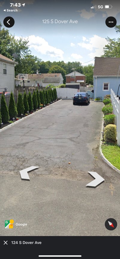 20 x 10 Driveway in Franklin Township, New Jersey