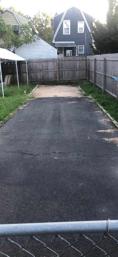 10 x 36 Driveway in Ewing Township, New Jersey