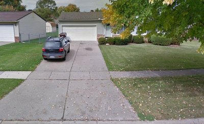 Small 15×25 Driveway in Superior Charter Township, Michigan