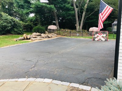 Small 20×20 Driveway in Easton, Connecticut