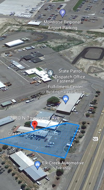 20 x 10 Parking Lot in Montrose, Colorado near [object Object]