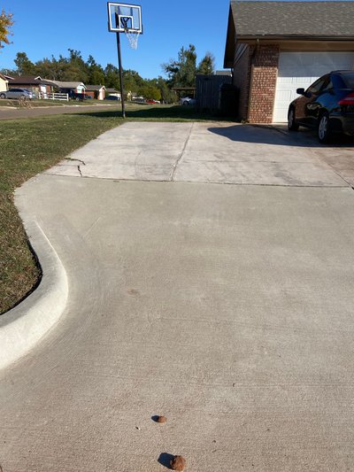 26 x 13 Driveway in Midwest City, Oklahoma