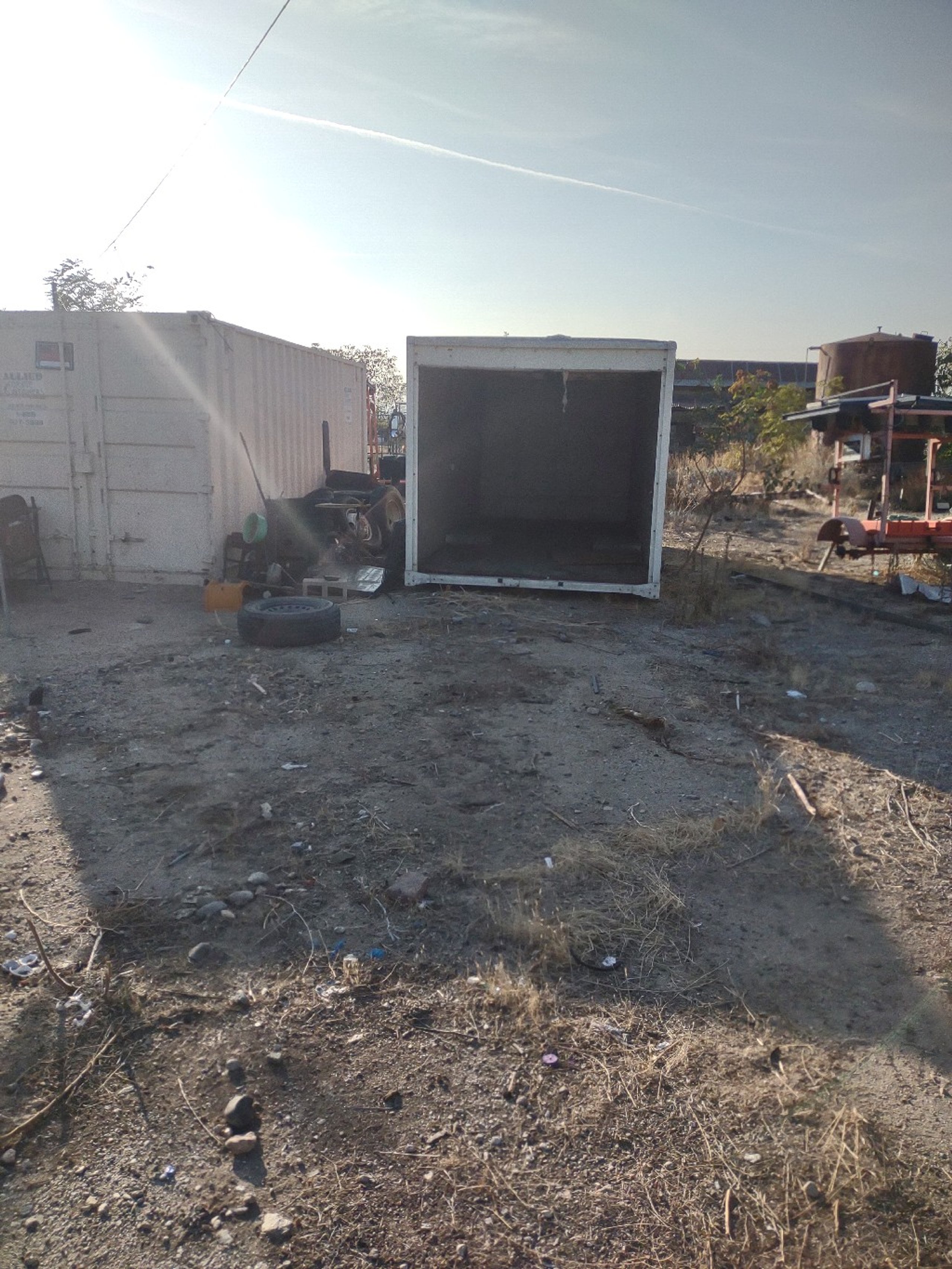 20x8 Shipping Container self storage unit in Highland, CA
