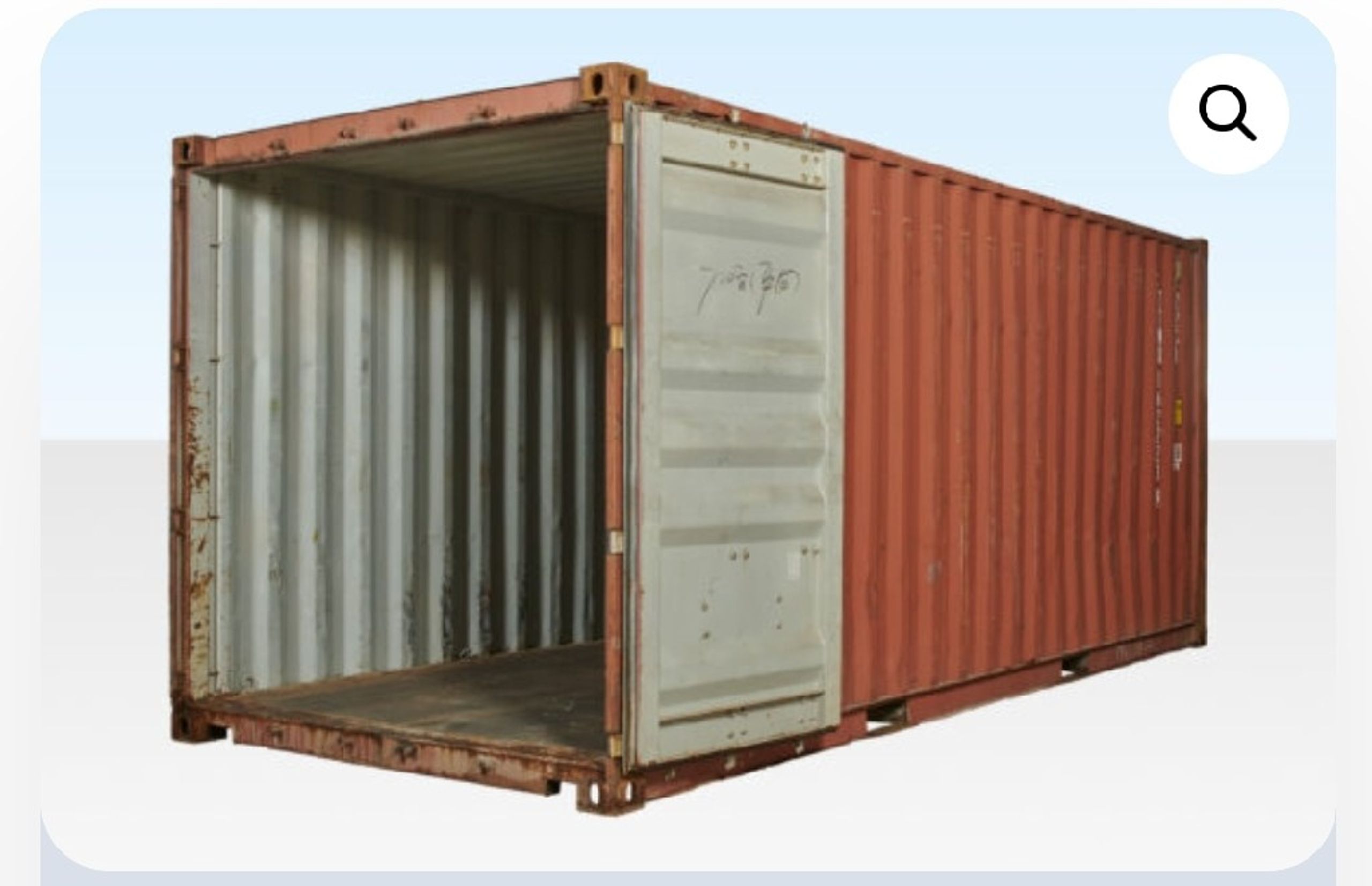20x8 Shipping Container self storage unit in Louisa, VA