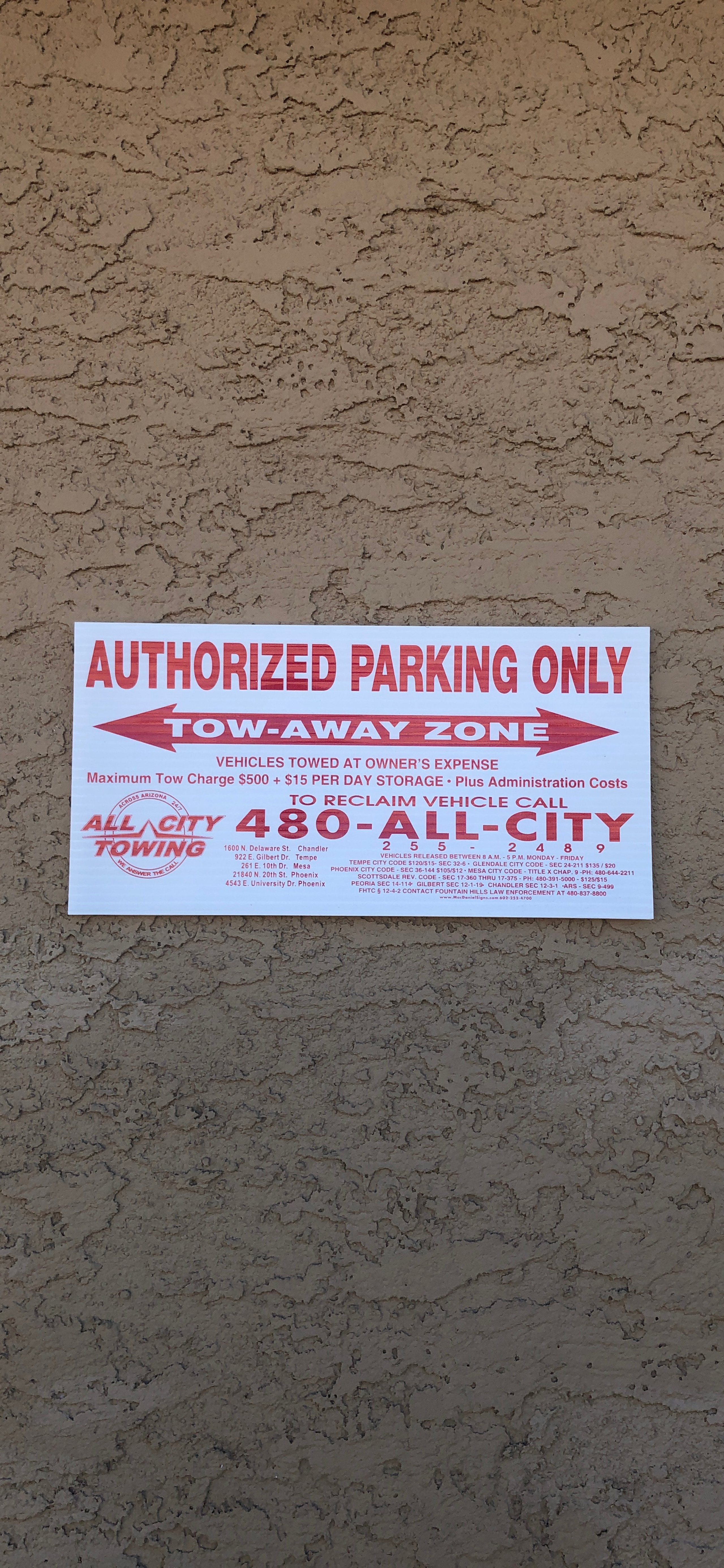 10x20 Parking Lot self storage unit in Phoenix, AZ