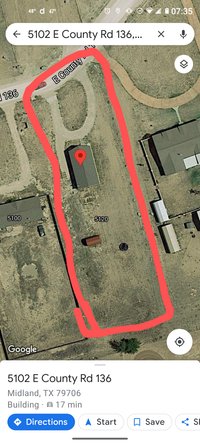 40 x 15 Unpaved Lot in Midland, Texas