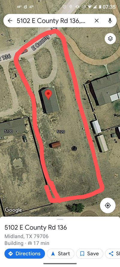 40 x 15 Unpaved Lot in Midland, Texas near [object Object]