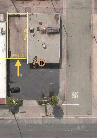 50x25 Parking Lot self storage unit in Pomona, CA