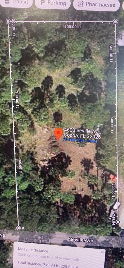 50 x 12 Unpaved Lot in Cocoa, Florida near [object Object]