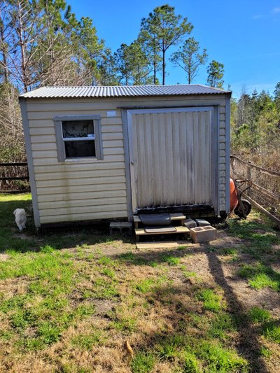 Small 5×10 Shed in Milton, Florida