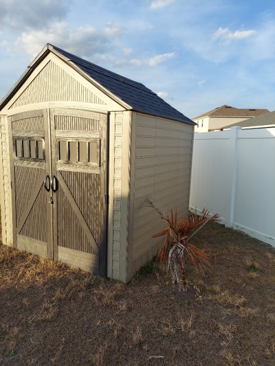 7 x 7 Shed in Ocala, Florida