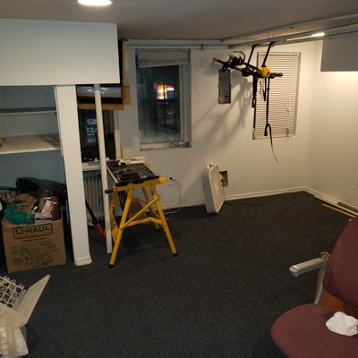 Small 10×15 Basement in Baltimore, Maryland