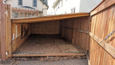 Small 5×15 Shed in Minneapolis, Minnesota