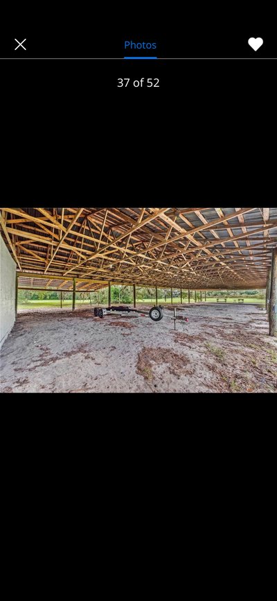 40 x 14 Shed in Groveland, Florida