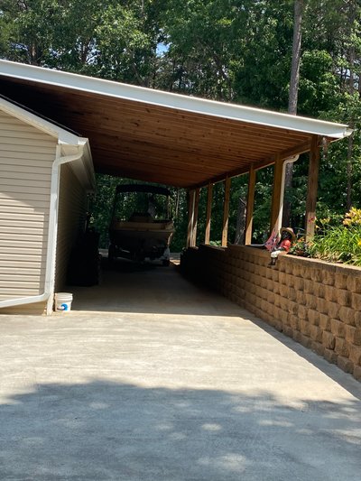 40 x 10 Carport in Dawsonville, Georgia