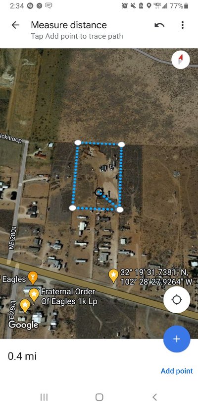 72 x 10 Unpaved Lot in Andrews, Texas near [object Object]
