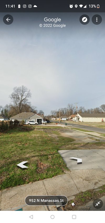 109 x 78 Lot in Memphis, Tennessee