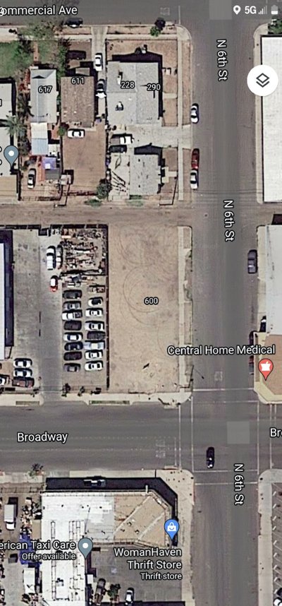 138 x 55 Unpaved Lot in El Centro, California near [object Object]