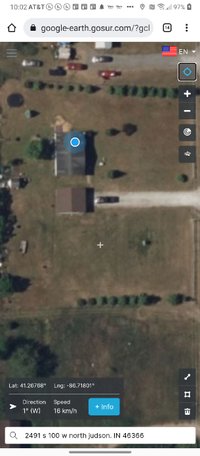 20 x 10 Unpaved Lot in North Judson, Indiana