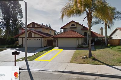 Small 10×20 Driveway in Moreno Valley, California