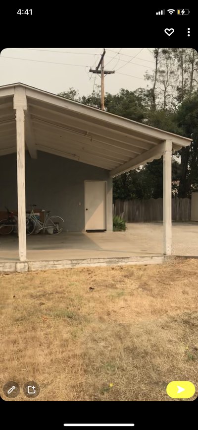 20 x 10 Carport in San Luis Obispo, California
