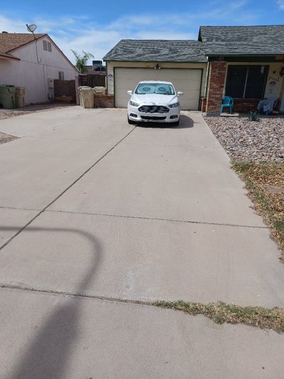 Small 10×20 Driveway in Glendale, Arizona