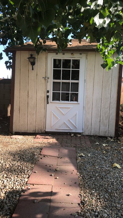 8 x 8 Shed in Lancaster, California