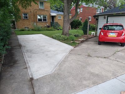 35 x 12 Driveway in Westchester, Illinois