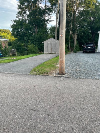 Medium 10×40 Driveway in Bridgewater, Massachusetts