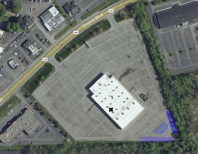 100 x 100 Parking Lot in Webster, New York near [object Object]