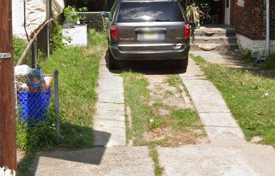 Small 10×20 Driveway in Camden, New Jersey