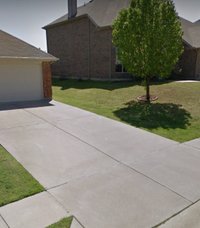 24 x 24 Driveway in Forney, Texas