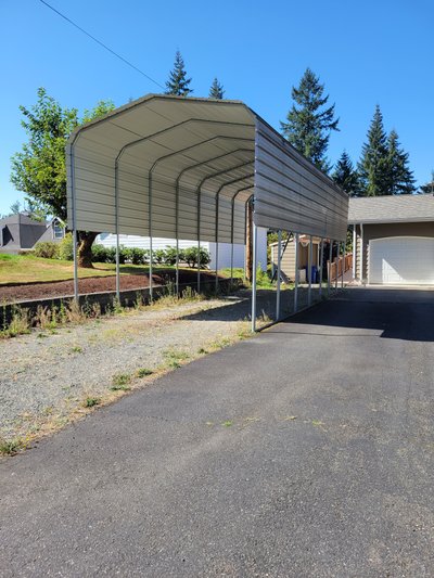 30 x 14 Carport in Maple Valley, Washington