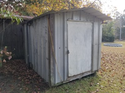 Small 5×5 Shed in Milledgeville, Georgia