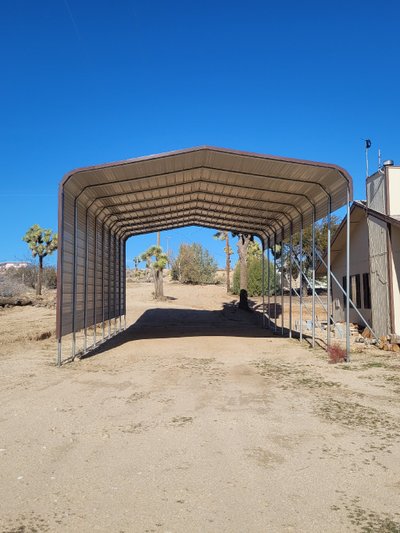 40 x 20 Carport in Yucca Valley, California