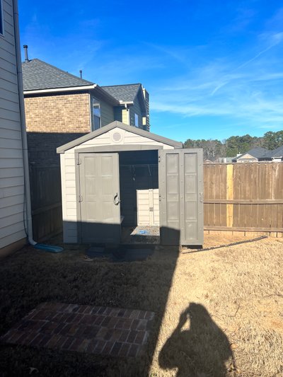 10 x 8 Shed in Snellville, Georgia