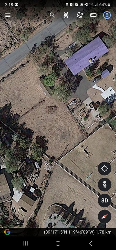 40 x 12 Unpaved Lot in Washoe Valley, Nevada