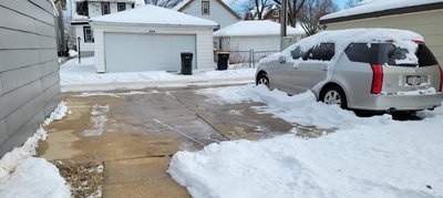 Small 10×20 Driveway in West Allis, Wisconsin