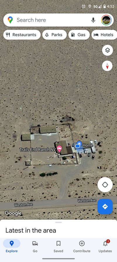 30 x 20 Unpaved Lot in Crystal, Nevada near [object Object]