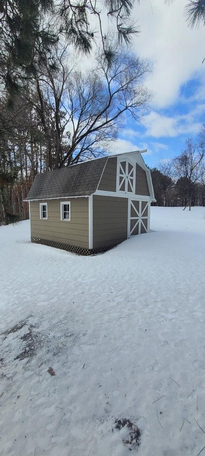 8 x 10 Shed in Maplewood, Minnesota