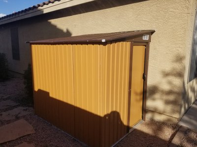 Small 5×5 Shed in Chandler, Arizona