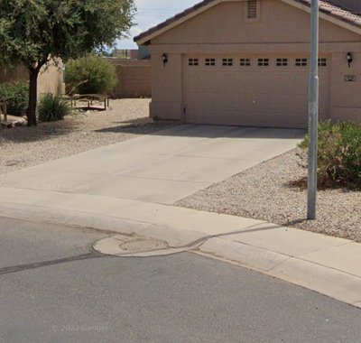 Small 10×20 Driveway in Coolidge, Arizona