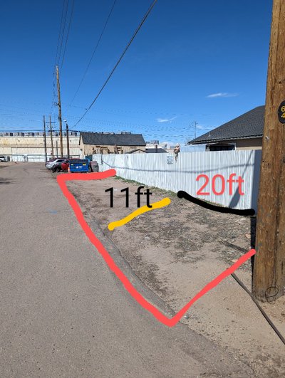 20 x 11 Unpaved Lot in Denver, Colorado near [object Object]