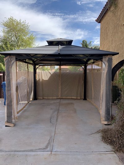 Small 10×10 Carport in Chandler, Arizona