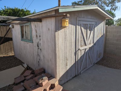 Small 10×10 Shed in Scottsdale, Arizona