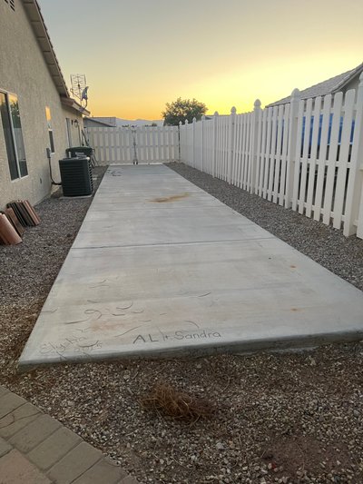 Large 10×60 Driveway in Fort Mohave, Arizona