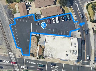 20 x 10 Parking Lot in Bell, California near [object Object]