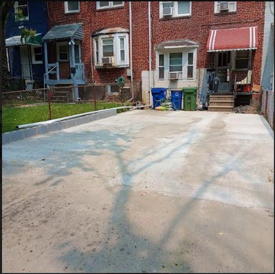 Small 15×25 Driveway in Baltimore, Maryland